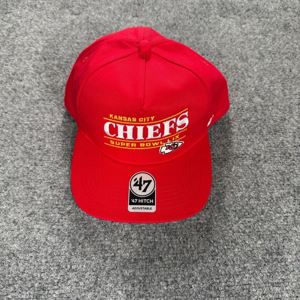 Kansas City Chiefs Super Bowl LIX '47 Hitch Adjustable Snapback Hat